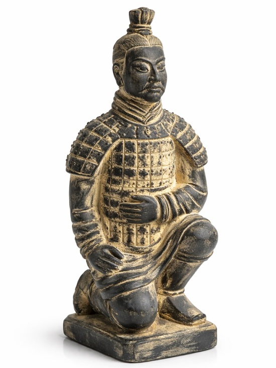 HOMAGE Other - HOM Terra Cotta Archer Statue 8” Terracotta Warrior Soldier Figurine Decor